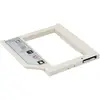 Image de SilverStone SST-TS08 - Adaptateur pour extension ordinateur portable SSD ou HDD 2,5 mm de 2,5 pouces pour baie de DVD mince et boîtier externe de DVD mince, blanc