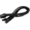 Image de SilverStone SST-PP07-PCIB - Rallonge d'alimentation 25cm 8pin vers PCI-E 6 + 2pin, noir
