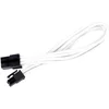 Image de SilverStone SST-PP07-IDE6W - 25cm 6pin vers PCI-E 6pin Cable d'extension manchonné, blanc