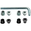 Image de FSA Vis de Plateau Torx 4-Bras Noir/Argent (Couleur: Argent) Accessoire pédalier