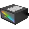 Image de AeroCool MIRAGEGOLD650, Alimentation pour PC 650W, RGB Infinity Mirror, 80Plus Gold, Condensateurs Japonais Noir