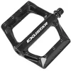 Image de EXUSTAR Pedali E-PB571 MTB in Alluminio Nero - Attacco Flat