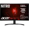 Image de acer Nitro ED270R S3 bmiipx, Écran PC Gaming Incurvé 27" FullHD, 180Hz (Curve 1500R, 1920x1080, 16:9, Freesync, 1ms (VRB), 250Nits, Confyview, 2xHDMI 2.0/1xDP 1.2) Moniteur PC Curve, Couleur Noir