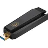 Image de MSI AXE5400 Adaptateur USB WiFi 6E tri-Bande - WLAN jusqu'à 5400 Mbps (6 GHz, 5 GHz, 2.4GHz sans Fil), USB Type-A 3.2 Gen 1, MU-MIMO, antenne réglable, Beamforming, WPA3 - Support Filaire Inclus