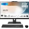 Image de MSI Modern AM242P 12M-869FR PC Tout-en-Un - 23.8" IPS, Intel Core i7-1255U, 16 Go DDR4, SSD 512 Go NVMe, WiFi 6E, Webcam et Haut-parleurs intégrés, Clavier et Souris sans Fil, Windows 11 Pro - Noir