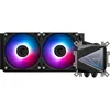 Image de MSI MAG CORELIQUID I240 Watercooling AIO - Large plaque froide en cuivre, ARGB sur tête de bloc et ventilateurs LDB, waterblock à double chambre, radiateur Split-Flow, compatible Intel & AMD