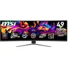 Image de MSI MPG 491CQPX QD-OLED Ecran Gaming incurvé 49'' DQHD - 1800R, Dalle OLED 5120 x 1440, 240 Hz / 0.03 ms, DisplayHDR True Black 400, Compatible G-Sync , HDMI  2.1, DP 1.4a, USB-C (PD 98 W), Noir