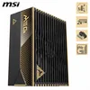 Image de MSI MEG Ai1600T PCIE5 Bloc d'alimentation Prise EU, 1600W, Certifié 80 Plus Titanium, ATX 3.1, Compatible PCIe 5.1, Deux câbles 12V-2x6 natifs avec connecteurs Bicolores, ATX, câbles tressés