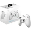 Image de MSI FORCE GC300 WIRELESS WHITE Manette gaming pour PC - 2.4 GHz, Bluetooth, USB Type-C vers A - filaire/sans fil, batterie Li-ion 600mAh (20h), D-Pad interchangeable, deux moteurs à vibration