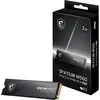Image de MSI SPATIUM M560 SSD 2TB - Disque SSD Interne 2 to PCIe 5.0 NVMe M.2, Lecture 10300 MB/s, Écriture 8700 MB/s, 3D NAND, Sécurité des Données Intégrée, Center - Garantie 5 Ans (1200 TBW)