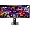 Image de MSI MPG 341CQR QD-OLED X36 Ecran Gaming 34'', 3440 x 1440, 1800R, 360 Hz, 0,03 ms, DarkArmor, Uniform Luminance, Compatible G-Sync, Socle Compact, HDMI 2.1, DP 2.1, USB-C (PD 98 W)