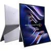 Image de ASUS ZenScreen Fold MQ17QH Moniteur Portable 17,3, Quad HD OLED (2560 x 1920), HDMI, Deux USB-C, Support Pliable intégré, 100purcent DCI-P3, Argent