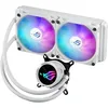 Image de ASUS ROG Strix LC III 240 ARGB White Edition   Refroidisseur de processeur Liquide Tout-en-Un (Bloc d'eau Rotatif à 360°, Pompe Gen7 v2 Asetek, Ventilateurs ARGB avec +10 Effets personnalisés)