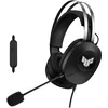 Image de ASUS TUF H1 GEN II - Casque Gaming Filaire, Haut-parleurs ASUS Essence de 40 mm, Son Surround virtuel 7.1, Microphone certifié TeamSpeak, Conception légère de 297 grammes