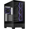 Image de Boîtier ATX ASUS A31 Plus TG ARGB Black (Cartes mères à connecteurs cachés, radiateurs de 360 mm et Cartes Graphiques de 380 mm, Quatre Ventilateurs ARGB préinstallés, Gestion des câbles soignée)