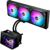 Image de ASUS ROG RYUO IV SLC 360 ARGB   Refroidisseur Liquide CPU Tout-en-Un (L'écran AMOLED incurvé de 6,67" pour des vidéos 3D, Ventilateurs ARGB pré-montés, Pompe puissante, pâte Thermique)