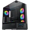 Image de Boitier PC Moyen Tour Xigmatek Vision (Noir) avec Affichage LCD
