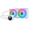 Image de Thermaltake TH280 V2 Ultra ARGB Sync Refroidissement Liquide AIO 280 mm   Écran LCD 2,1" 480 x 480, 2 LED ARGB CT140 Blanches PWM, TT RGB Plus 2.0, Compatible Intel LGA1851/1700 et AMD AM5/AM4, Blanc