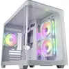 Image de Tour midi FSP Fortron POC0000244 Boîtier gaming blanc fenêtre latérale