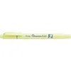 Image de Pentel - Marcador fluorescente de doble punta en color amarillo pastel, excelente para resaltar.