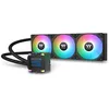 Image de Thermaltake LA360-S ARGB Sync Refroidissement liquide AIO 360mm-LCD segmenté 2,4" pour l'affichage de température et d'utilisation du processeur, 3*120mm ventilateurs ARGB PWM jusqu'à 2500 tr/min,Noir