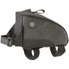 Image de Sacoche de guidon Topeak Fuel Tank Medium pour cadres et tubes supérieurs de vélos, Noir, 17,5 x 7,5 x 11 cm, 0,5 M