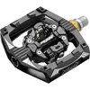Image de Funn Ripper Pédales VTT à Clipless, Mécanisme Clip Rocker/Clip-in à Ressort, Compatible avec Les Cales SPD, Pédales de vélo avec axe CrMo de 9/16 Pouces pour VTT/Gravel Cycling (Noir)
