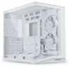 Image de Lian Li O11 Dynamic Mini V2 Flow O11D Mini-W V2 Flow Mesh - Boîtier ATX - Blanc
