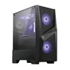 Image de MSI MAG Forge 100M Boitier PC Gaming Moyen Tour Noir, 2X Ventilateurs 120mm RGB PWM, 1x Ventilateur 120mm, Hub RGB 1-6, Panneau Latéral en Verre Trempé, ATX, mATX, Mini-ITX