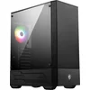 Image de MSI MAG Forge 110R Boitier PC Gaming Moyen Tour Noir, 1x Ventilateur 120mm ARGB, Panneau Latéral en Verre Trempé, ATX, mATX, Mini-ITX