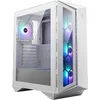 Image de MSI MPG GUNGNIR 110R White Boîtier PC Midi ATX, M-ATX & Mini-ITX, Verre Trempé, 4 Ventilateurs ARGB 120mm & Contrôleur Hub, Filtre à Poussière Magnétique, Ports USB 3.2 Gen 2x2 Type-C & Gen 1 Type-A