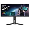 Image de GIGABYTE Moniteur de Jeu courbé OLED WQHD MO34WQC2 de 34" - 3440 x 1440, 240Hz, 0.03ms, KVM, 250 CD/m², FreeSync Premium Pro, DisplayHDR True Black 400, HDMI 2.1, Displayport 1.4
