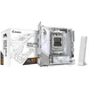 Image de GIGABYTE X870I AORUS Pro Ice Carte mère - Compatible avec Les processeurs AMD Ryzen série 9000, VRM 8+2+1 Phases, jusqu'à 8400 MHz DDR5 (OC), 1xPCIe 5.0 M.2 + 1xPCIe 4.0 M.2, WI-FI 7, USB 4