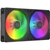 Image de Cooler Master MasterFan SF240R Ventilateur de Boîtier ARGB, Cadre au Design Carré Plein Facile à Installer, Pales Hybrides, Éclairage LED RGB Adressable - 240 mm
