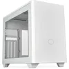 Image de Cooler Master MasterBox NR200P V2 White Boîtier Mini ITX - Panneau Latéral Verre, pour GPU Vertical, Câble Riser PCIe 4.0 x16, Accès à 360° sans Outil, Ventilateur PWM 120mm, USB 3.2 Gen 2x2 Type-C
