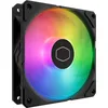 Image de Cooler Master SickleFlow Edge 120 ARGB - Ventilateur 120mm (690~2500 RPM, PWM), Haut Flux d'air (70.7 CFM) & Pression Statique (3.61mmH2O), ARGB Gen 2, Contrôleur LED, 32,8 dBA Max. - Noir