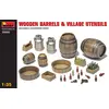 Image de Mini Art 35550 1:35 Fûts en Bois et Accessoires - Reproduction fidèle, modèle réduit, kit Plastique, Bricolage, Loisirs créatifs, Collage, kit modèle, à Assembler, Non Peint