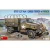 Image de MiniArt MIN35389 Camion Cargo 1:35-1.5t 4x4 G7117 Kit de Maquette avec treuil, Non Peint