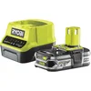 Image de Ryobi Promo - Chargeur Rapide et Batterie Lithium+ 18V 2.5Ah One+ - RC18120-125