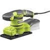 Image de RYOBI Ponceuse vibrante 1/3 feuille 200 W   Ponçage de finition, retrait de peinture et préparation des surfaces   Livrée avec 20 abrasifs
