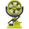 Image de RYOBI - Ventilateur Sans Fil 18V ONE+ RCF18-0   2 Vitesses, Silencieux, Tête orientable   Parfait pour Télétravail, Bureau, Camping   Batterie Non Incluse