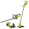 Image de Taille haies RYOBI Duo ONE+ 18V 45cm RHT1845 + Coupe-bordures 25cm RLT1825M - 1 batterie lithium+ 2,0Ah et 1 chargeur 1,7A