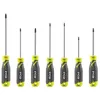 Image de RYOBI - Jeu de 7 Tournevis Aimantés - RHSDS7PC - Empreintes PH/PZ/Torx, Lame Magnétique, Bricolage