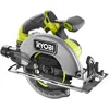 Image de Ryobi - Scie Circulaire 18 Volts sans fils, BRUSHLESS, 2 lames 24 dents 184mm, livrée avec un rail de guidage 1 Batterie 2Ah et 1 Chargeur Rapide
