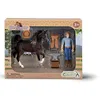 Image de Collecta Deqube 90184277 - Forgeron avec Cheval et Accessoires - Figurine à Collectionner - Articulée - +3