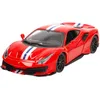 Image de Bburago 1 24 - Voiture Ferrari 488 Pista R&P - Couleurs Assorties - 1 pièce