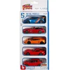 Image de BBburago - Street Fire - Pack de 5 Véhicules Miniatures à l'échelle 1:43 - en Métal Rosbuste - Jouet pour Enfant - à Collectionner à partir de 3 Ans 30007