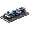 Image de Bburago - Formule 1 Alpine 2023 de Esteban Ocon avec Casque - Reproduction de véhicule à 1/43 - Collection Racing - Jouet pour Enfant à Collectionner à partir de 3 Ans - 38073O