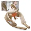 Image de SHARPER IMAGE - Mini masseur de cou sans fil Luxe - Massage des épaules et du cou - Comme de vraies mains - Relaxation - Selfcare - Masseur électrique avec chaleur - Repose-main