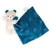 Image de Carre Douceur Doudou Ours NOCTAMBULE 17CM